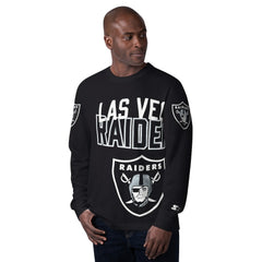 Las Vegas Raiders Starter Clutch Hit Long Sleeve T-Shirt Black