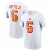 Nike Baker Mayfield '76 Tampa Bay Buccaneers 50th Season Name & Number T-Shirt White