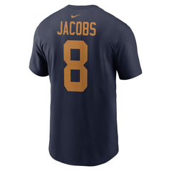 Nike Josh Jacobs Green Bay Packers Player Name & Number T-Shirt Navy