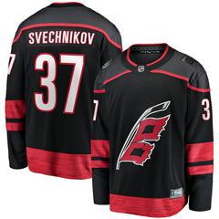 Andrei Svechnikov Carolina Hurricanes Fanatics Home Breakaway Jersey - Black - NHL 200119700