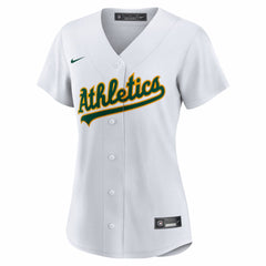 Jeff McNeil Athletics Nike Women's Home Replica Jersey - White - Nike on Sale