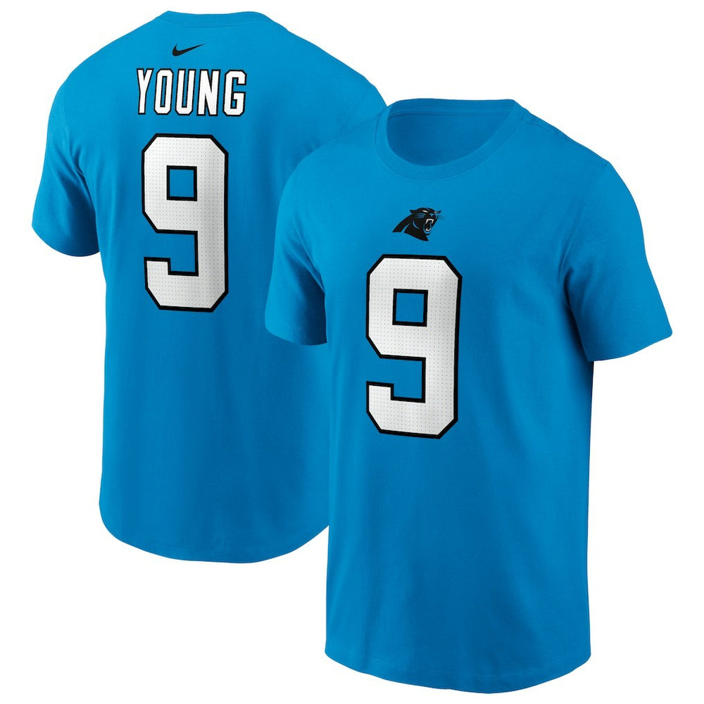Nike Bryce Young Carolina Panthers Player Name & Number T-Shirt Blue