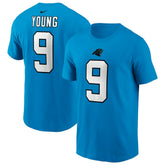 Nike Bryce Young Carolina Panthers Player Name & Number T-Shirt Blue