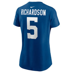 Nike Anthony Richardson Indianapolis Colts Women's Player Name & Number T-Shirt Royal