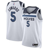 Anthony Edwards Minnesota Timberwolves Unisex Swingman Jersey Association Edition White | Nike for sale
