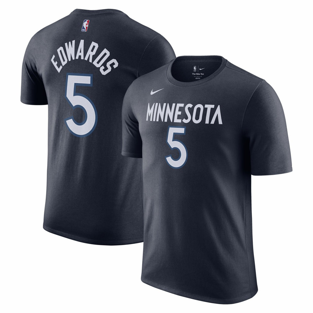 Anthony Edwards Minnesota Timberwolves Icon 2022/23 Name & Number T-Shirt Navy | Nike outlet