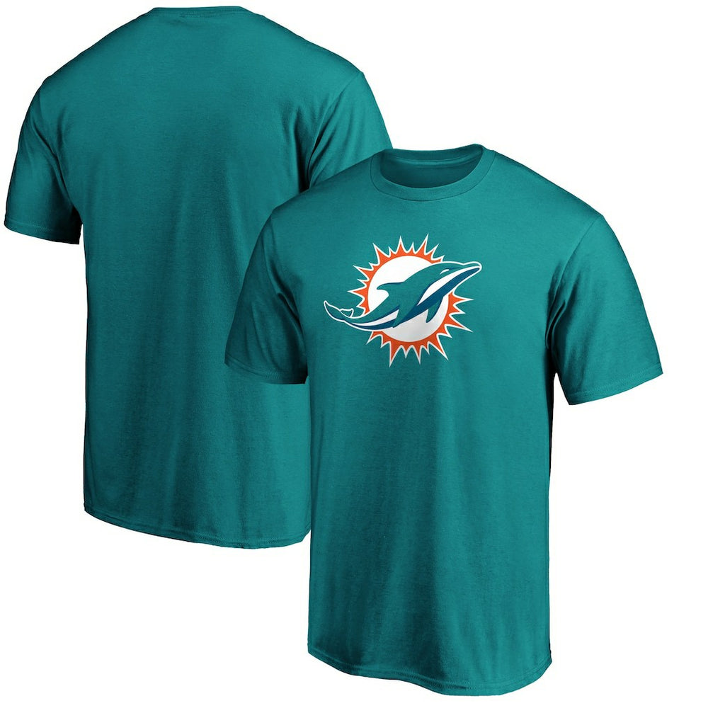 Fanatics Miami Dolphins Primary Logo T-Shirt Aqua