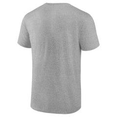 Las Vegas Raiders Team Lockup T-Shirt Heather Gray