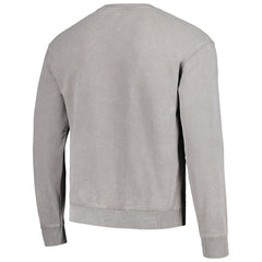 Miami Dolphins The Wild Collective Unisex Distressed Pullover Sweatshirt Gray