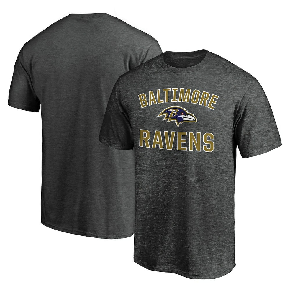 Fanatics Baltimore Ravens Victory Arch T-Shirt Heather Charcoal