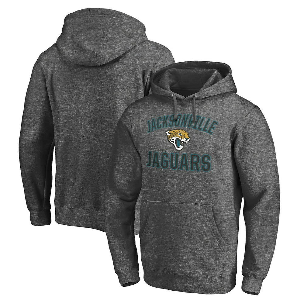 Jacksonville Jaguars Victory Arch Pullover Hoodie Charcoal