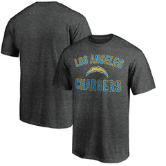 Fanatics Los Angeles Chargers Victory Arch T-Shirt Heather Charcoal