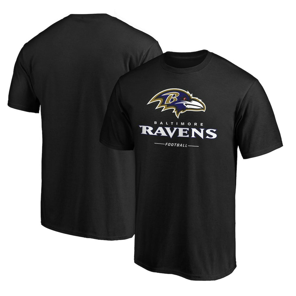 Baltimore Ravens Team Lockup T-Shirt Black