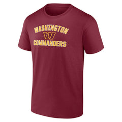 Fanatics Washington Commanders Victory Arch T-Shirt Burgundy