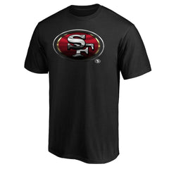 San Francisco 49ers Midnight Mascot Team Logo T-Shirt Black