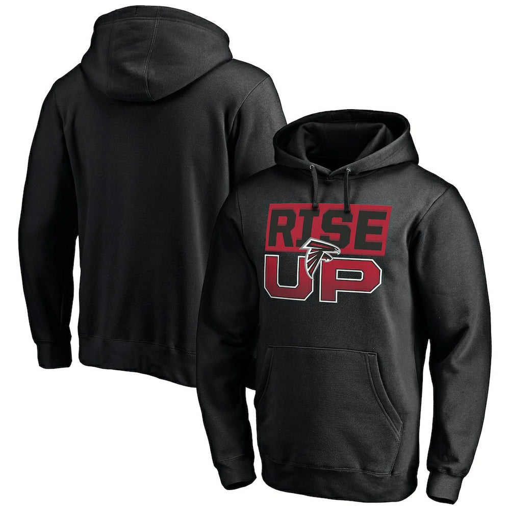 Atlanta Falcons Hometown Collection Sweep Pullover Hoodie Black