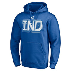 Indianapolis Colts Hometown Collection Sweep Pullover Hoodie Royal