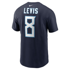 Nike Will Levis Tennessee Titans Player Name & Number T-Shirt Navy