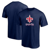 New Orleans Saints Red White and Team T-Shirt Navy