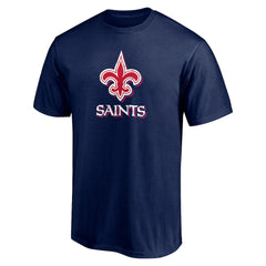 New Orleans Saints Red White and Team T-Shirt Navy
