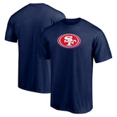 San Francisco 49ers Red White and Team T-Shirt Navy