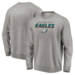 Philadelphia Eagles Elevate Play Pullover Sweatshirt Gray