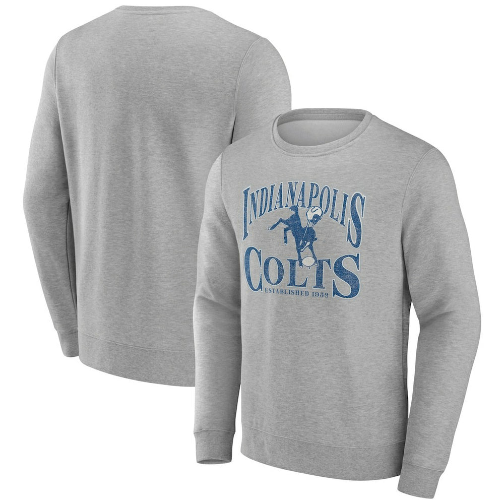 Indianapolis Colts Playability Pullover Sweatshirt Gray