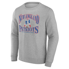 New England Patriots Playability Pullover Sweatshirt Gray