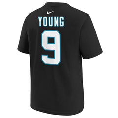 Nike Bryce Young Carolina Panthers Youth Player Name & Number T-Shirt Black