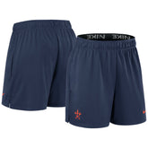 Houston Astros Nike Women's Authentic Collection Knit Shorts - Navy - Nike Lifestyle
