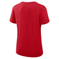 Washington Nationals Nike Women's Authentic Collection Performance Scoop Neck T-Shirt - Red - Nike on Sale
