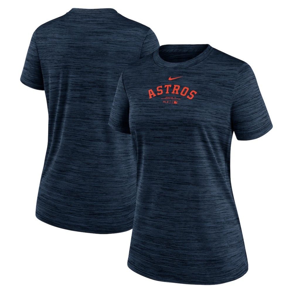 Houston Astros Nike Women's Authentic Collection Velocity Performance T-Shirt - Navy - Nike Sale