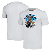 Bryce Young Carolina Panthers Homage Unisex Caricature Player Tri-Blend T-Shirt Ash