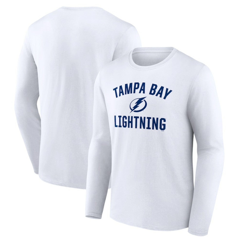 Tampa Bay Lightning Victory Arch Long Sleeve T-Shirt - White - NHL 200131650