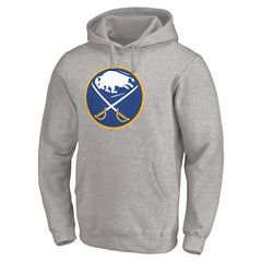 Buffalo Sabres Primary Logo Pullover Hoodie - Gray - NHL 200131660