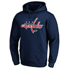 Washington Capitals Primary Logo Pullover Hoodie - Navy - NHL 200131980