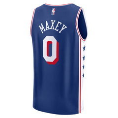 Tyrese Maxey Philadelphia 76ers Fast Break Replica Jersey Icon Edition Royal | Fanatics discount