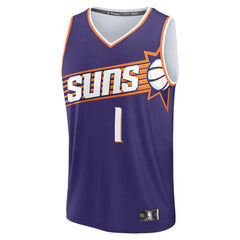 Devin Booker Phoenix Suns Fast Break Replica Jersey Icon Edition Purple | Fanatics Lifestyle