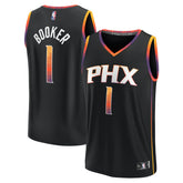 Devin Booker Phoenix Suns Fast Break Replica Player Jersey Statement Edition Black | Fanatics Near Me