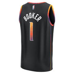 Devin Booker Phoenix Suns Fast Break Replica Player Jersey Statement Edition Black | Fanatics Near Me
