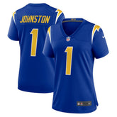 Nike Quentin Johnston Los Angeles Chargers Women's Alternate Game Jersey Royal