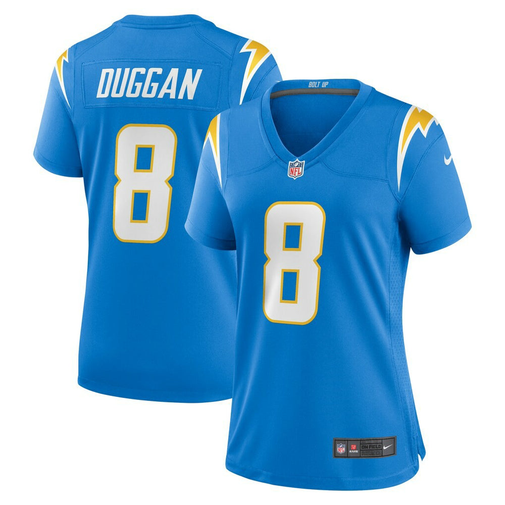 Nike Max Duggan Los Angeles Chargers Women's Team Game Jersey Powder Blue