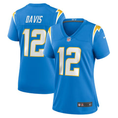 Nike Derius Davis Los Angeles Chargers Women's Team Game Jersey Powder Blue