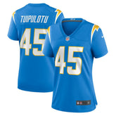 Nike Tuli Tuipulotu Los Angeles Chargers Women's Team Game Jersey Powder Blue