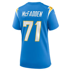 Nike Jordan McFadden Los Angeles Chargers Women's Team Game Jersey Powder Blue