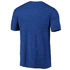 Milwaukee Brewers Official Logo Tri-Blend T-Shirt - Heather Royal - MLB Sale