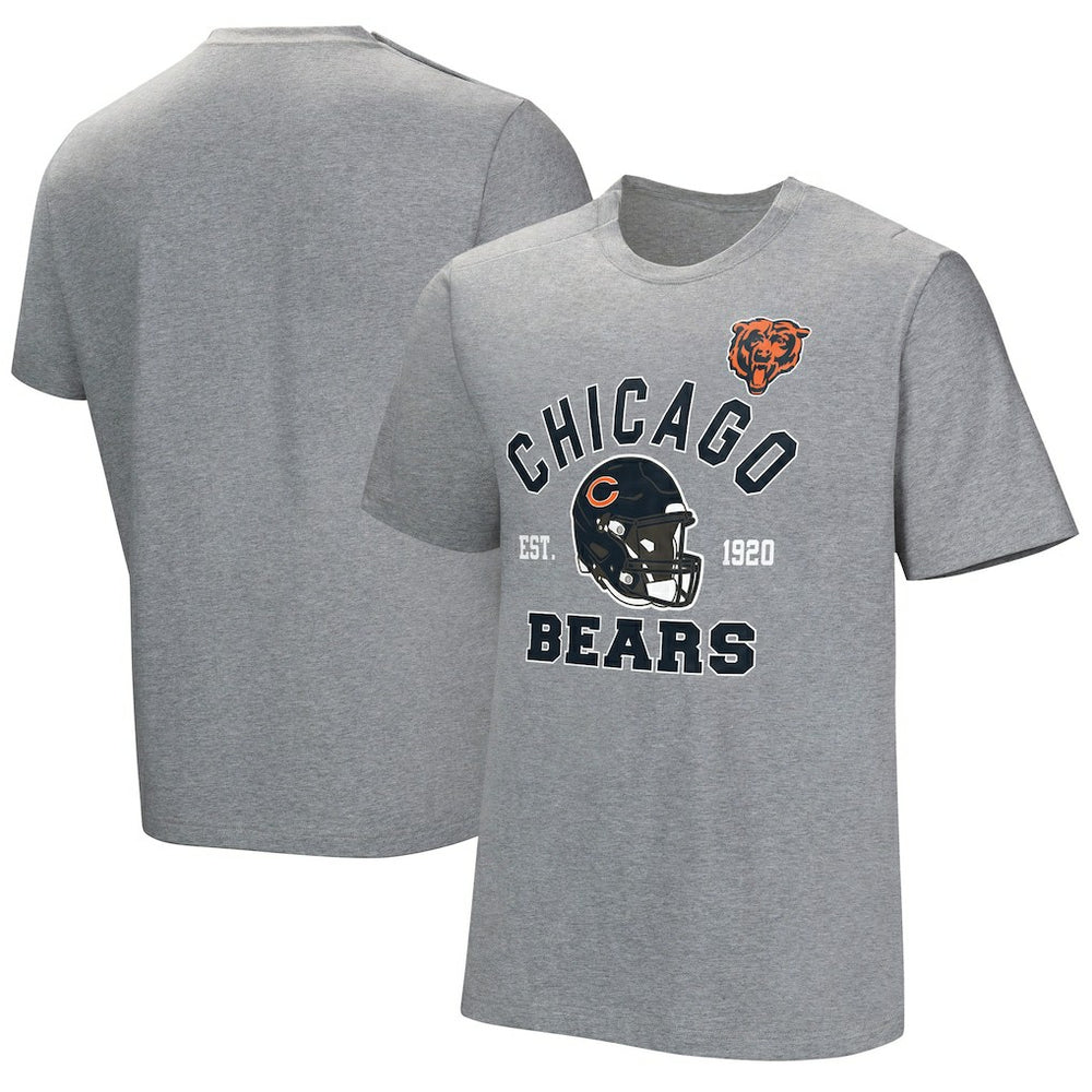 Chicago Bears Tackle Adaptive T-Shirt Gray