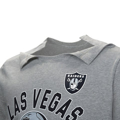 Las Vegas Raiders Tackle Adaptive T-Shirt Gray