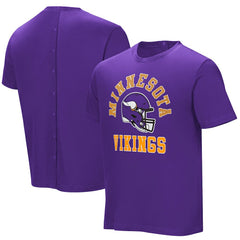 Minnesota Vikings Field Goal Assisted T-Shirt Purple