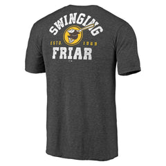 San Diego Padres Hometown Collection Swing Away Tri-Blend T-Shirt - Heather Charcoal - MLB on Sale